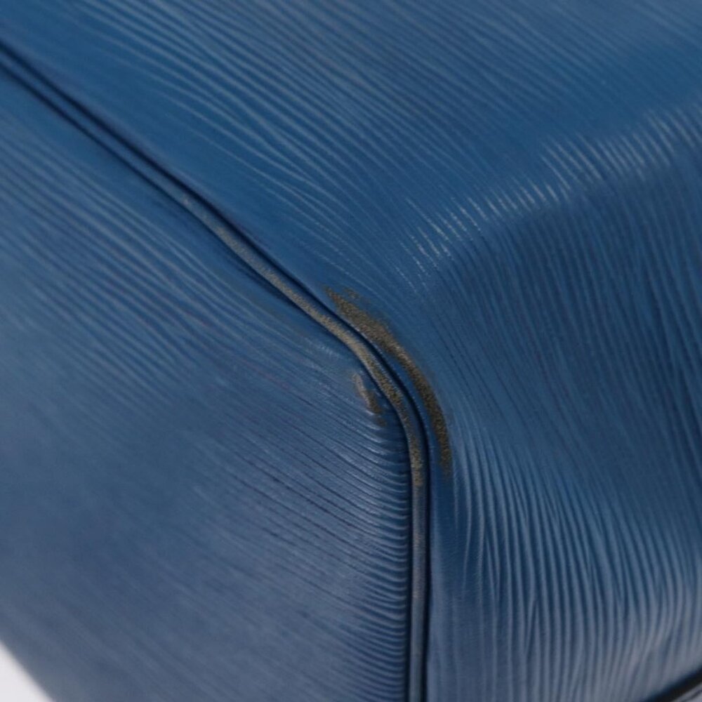 Authentic LOUIS VUITTON Epi Petit Noe Shoulder Bag Blue M44105 LV - Picture 8 of 16